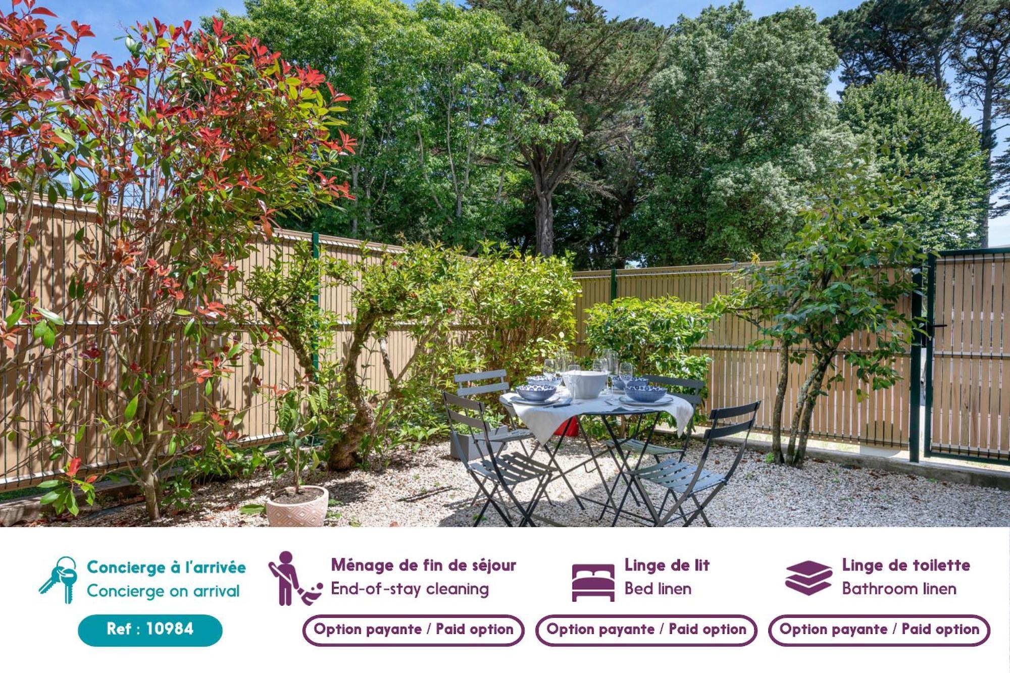 Rez-De-Jardin Pour 3 Personnes Proche De La Plage Pornic Exterior photo